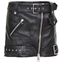 Alexander Mcqueen 2023 Biker Zip Skirt