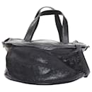 BALENCIAGA 2017 Arena Round Air S Hobo black leather cylinder crossbody bag - Balenciaga
