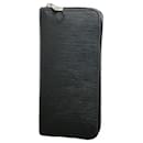 Louis Vuitton Epi Zippy Wallet Vertical M60965 Noir