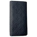 Louis Vuitton Men's Portefeuille Brazza Taurillon Monogram Long Wallet
