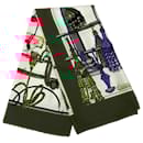 Hermès Red Passementerie Silk Scarf