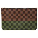 Louis Vuitton Brown Damier Ebene Neverfull Pouch MM