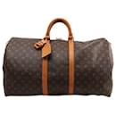 Louis Vuitton Monogram Canvas Keepall 55 Travel Bag M41424