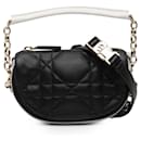 Dior Black Micro Lambskin Cannage Dior Vibe Satchel