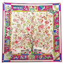 FOULARD HERMES FANTAISIES INDIENNES CARRE 90 EN SOIE MULTICOLORE SILK SCARF - Hermès