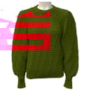 Alix of Bohemia Rouge Wool Hand Knit Cable Sweater - Autre Marque