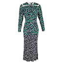 Rixo Ada Lace-Trimmed Floral-Print Crepe Maxi Dress In Black Viscose - Autre Marque