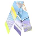 Écharpe en soie Ex-Libris d'Hermès