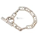 Pulseira de corrente âncora Tiffany & Co. em prata 925