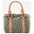 Green Trotter canvas and leather bag - Dior