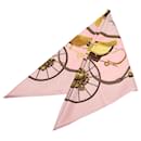Hermès Pink Springs Silk Scarf
