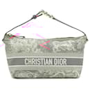 Dior Pink Medium Technical Fabric Toile de Jouy Reverse DiorTravel Nomad Pouch