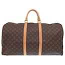 Louis Vuitton Monogram Keepall 55 Boston Bag
