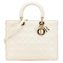 Dior Lady Dior Cannage Leather 2way Bag