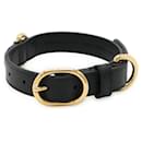 Gucci Black Leather Dog Collar