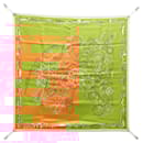 Carré en soie COMPLICATION EQUESTRE d'Hermès