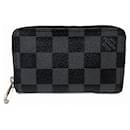 Louis Vuitton Zippy Coin Purse Damier Graphite Wallet