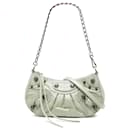 Balenciaga Pink Mini Embossed Leather Motocross Le Cagole