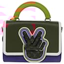 Louis Vuitton Twist Top Handle Bag Limited Edition Peace Love Epi and Monogram Canvas MM