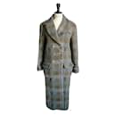 CHANEL Long tweed and silk coat in excellent condition size 38FR - Chanel