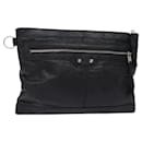 Balenciaga Classic City Clip Pouch Leather Medium