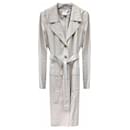 06P 2006 Chanel Long Leather Jacket / Coat / Trench