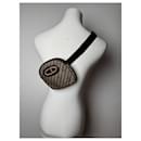 Vintage Dior Oblique Monogram Belt Bag Brown beige