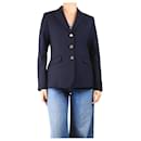 Navy blue wool jacket - size UK 10 - Autre Marque