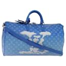 Louis Vuitton Keepall Bandouliere Bag Limited Edition Monogram Clouds 50