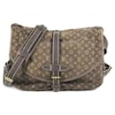 Louis Vuitton Monogram Mini Lin Saumur 30 Flap Shoulder Bag