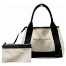 Balenciaga Navy Cabas XS 390346 Handbag