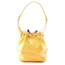 Louis Vuitton Petit Noe Epi Yellow Shoulder Bag