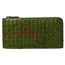 Bottega Veneta Intrecciato Python Long Wallet