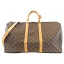 Louis Vuitton Keepall Bandouliere Monogram Boston Bag