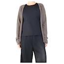 Brown cashmere open cardigan - size M - Autre Marque