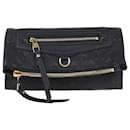 Louis Vuitton Bleu Infini Monogram Empreinte Leather Petillante Clutch