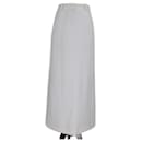 The Frankie Shop White Back Pleats Maxi Skirt - Autre Marque
