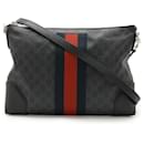 Gucci GG Supreme Web Line Messenger Bag