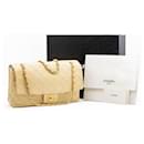 Chanel Classic Single Flap Bag – Beige - Gold – Vintage 1989–1991