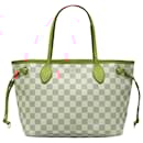Louis Vuitton White Damier Azur Neverfull PM