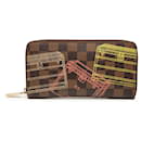 Louis Vuitton Brown Damier Ebene Inventuer Trunks and Locks Zippy Wallet