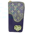 Louis Vuitton Monogram Denim Taurillon Zippy Wallet
