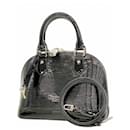 Louis Vuitton Epi Alma BB Handbag M4031N Noir Electric