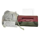 Vintage Balenciaga City Leather Wallet Pink