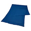 Louis Vuitton Blue Cotton and Cashmere Stole