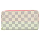 Louis Vuitton Zippy Wallet Damier Azur Long Wallet