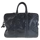 Gucci Black PVC Tote Business Bag