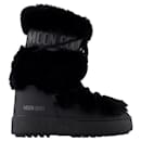 Ltrack Boots - Moon Boot - Fake Fur - Black - Autre Marque