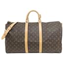 Louis Vuitton Keepall Bandouliere Monogram Boston Bag