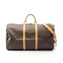 Louis Vuitton Keepall Bandouliere Monogram Coated Canvas Boston Bag
